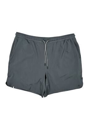 Rhoback The Deadlifts Lined Grit Gym Shorts Graphite Grey NWT — Size 2XL